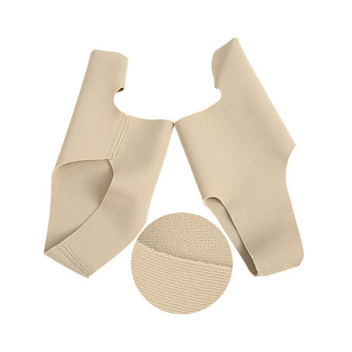 Digital Shoppy Big Foot Toe Valgus Bandage – Beige foot sleeve worn for bunion relief and toe alignmen