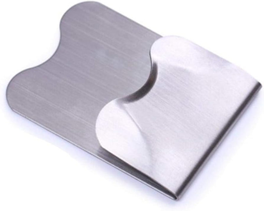 Metallic object with a textured surface on a white background