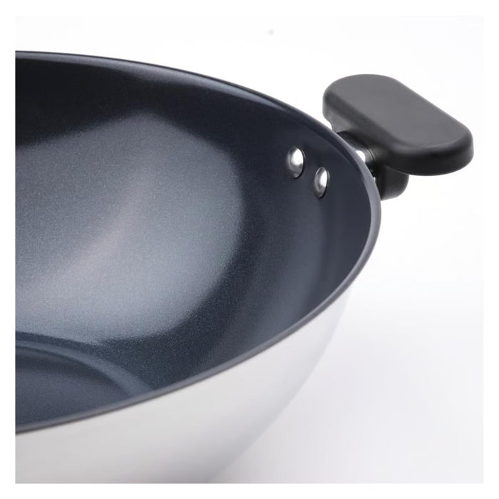 IKEA MIDDAGSMAT Wok 32cm with NYCKELN Hand Towel 40x70cm