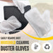 Non-woven electrostatic dust removal gloves for cleaning glass and mirrors