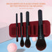 Durable and easy-to-clean silicone cosmetic brush for skincare and makeup use.