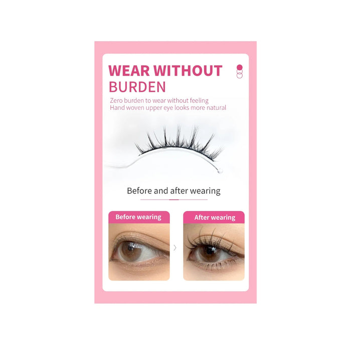 Digital Shoppy 5 Pairs Manga Lashes Natural Wispy Korean Makeup Artificial False Eyelashes