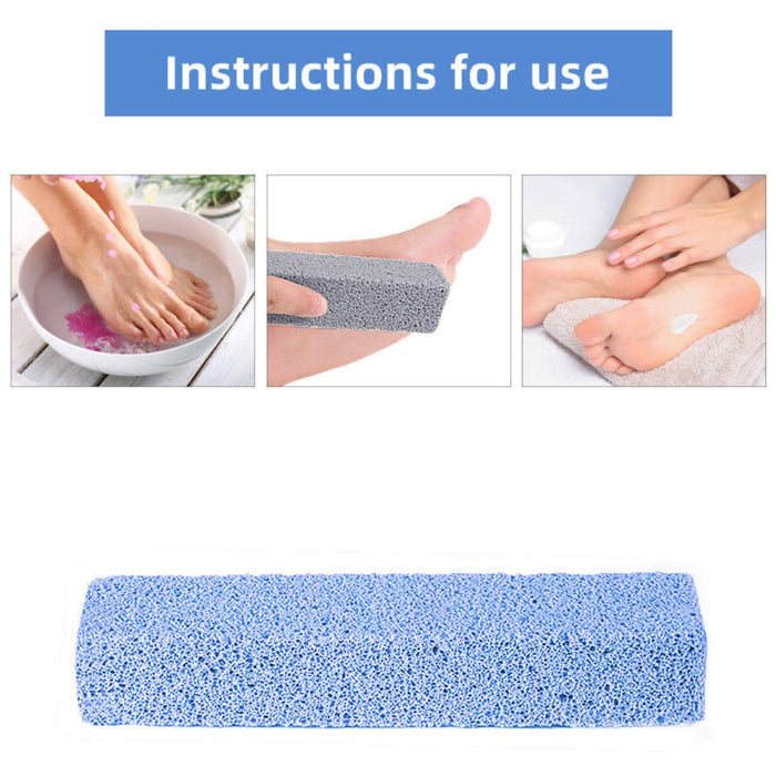 Digital Shoppy Portable Pedicure Foot Scrubber with Hard Skin Callus Remover Pumice Stone Foot File Foam Glass Callus Remover