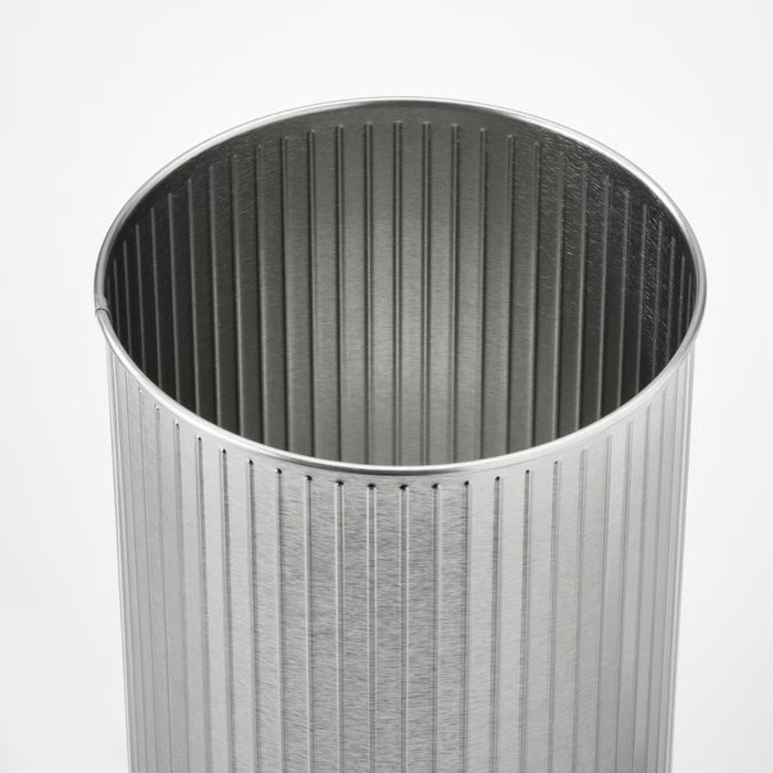 IKEA BETTHAJ Tin with lid, for coffee/tea/silver color