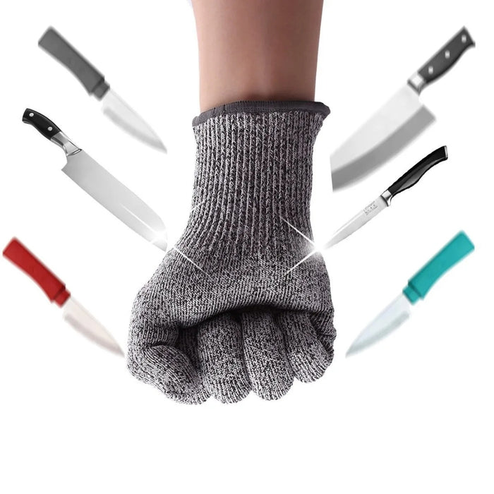 Digital Shoppy Rubber - dipped gloves against stabbing and cutting, Large