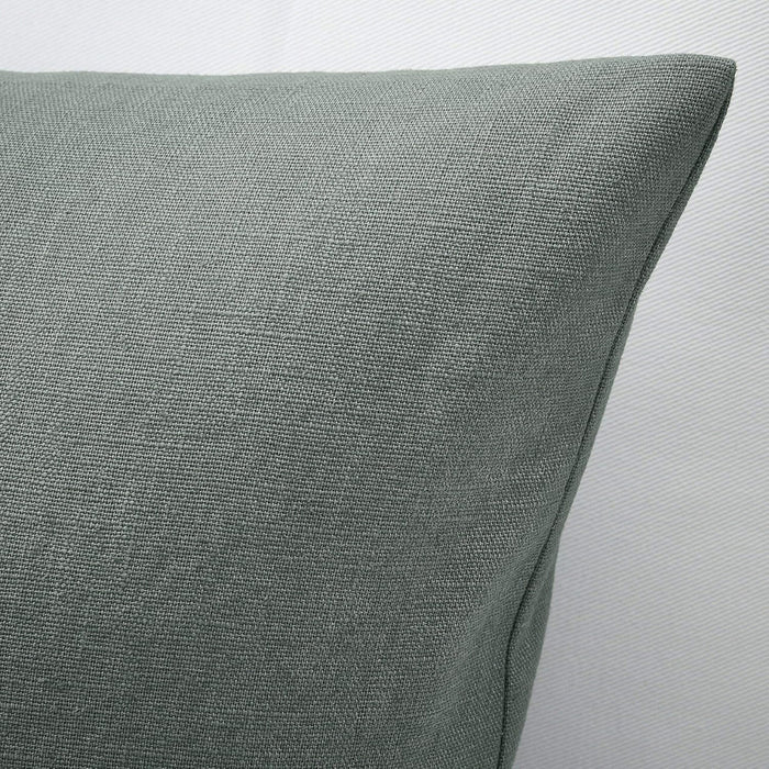 IKEA VIGDIS & INNER Set: 2-Pack Pale Green Linen Cushion Covers & 2-Pack Soft Insert Pads