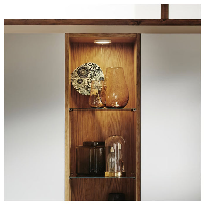 IKEA PÅSKÖTRÄD Vase, glass/light brown