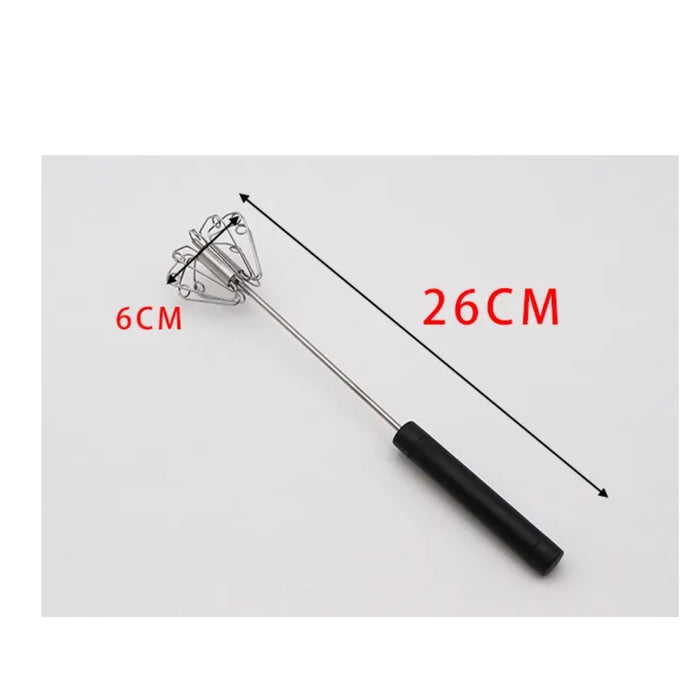 Digital Shoppy Stainless Steel Semi-automatic Whisk 10 Inch