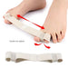 tensile toe splitter beige elastic band separating toes with arrows

