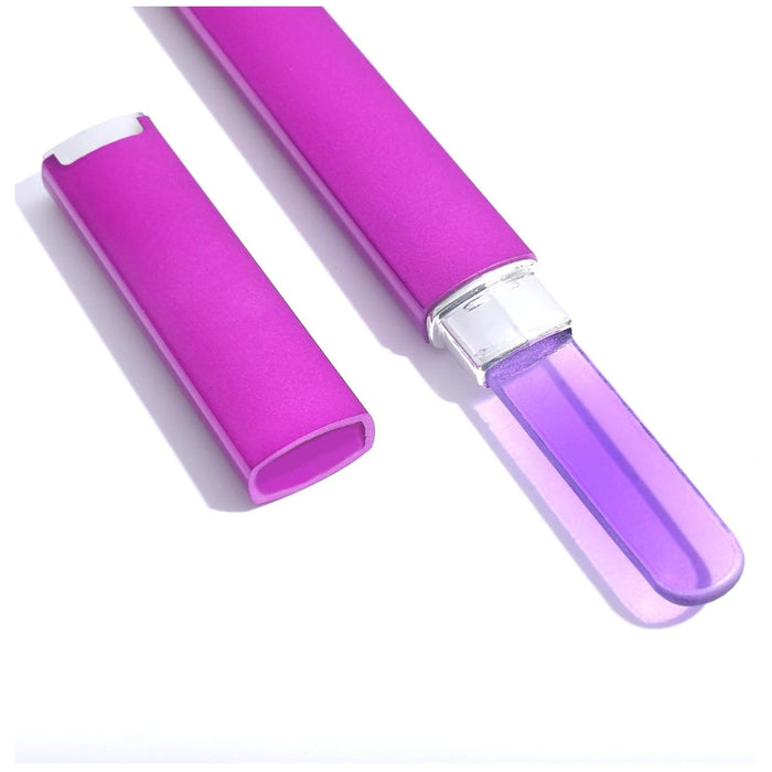 Digital Shoppy Nail File Polishing Manicure Set Purple