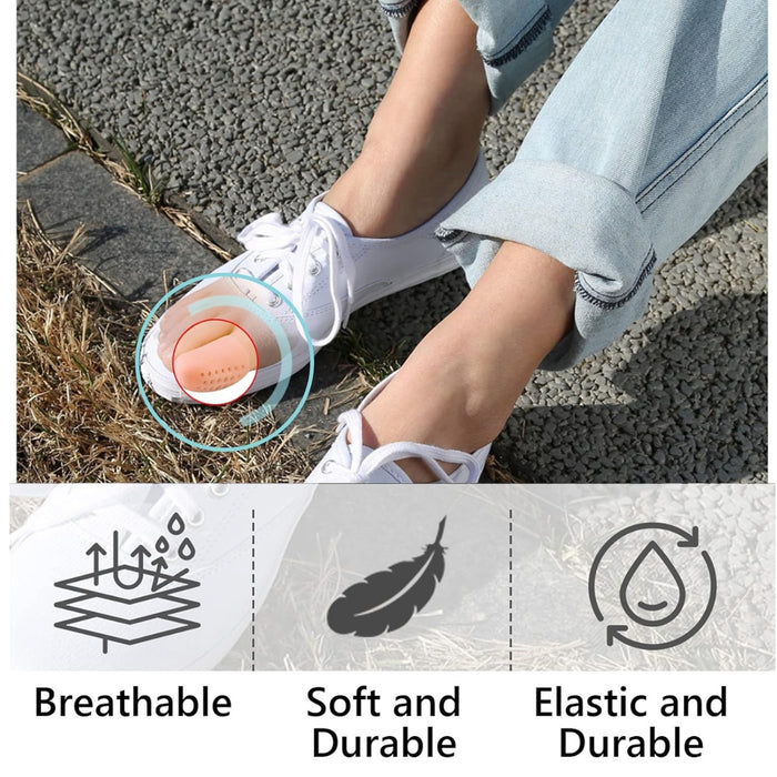 Digital Shoppy 1pair Silicone Toe Protector Sleeve - High Heels & Thumb Support - Large