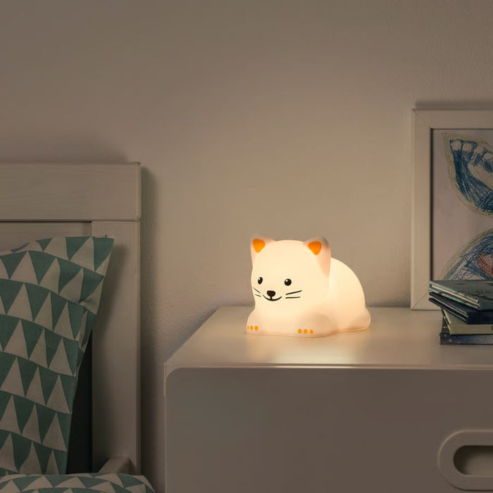 IKEA LED Night Light & Battery Bundle - Rabbit & Cat with Rechargeable Batteries