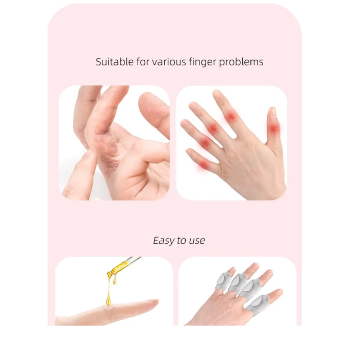 Digital Shoppy Trigger Finger Splints Single Straps Finger Splint Support Brace Kit Finger Straightener PINK