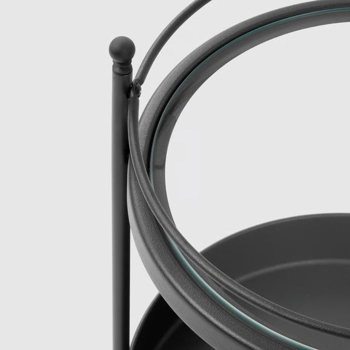 IKEA FRÖSJÖN Trolley, black, 55x35 cm (21 5/8x13 3/4 ")