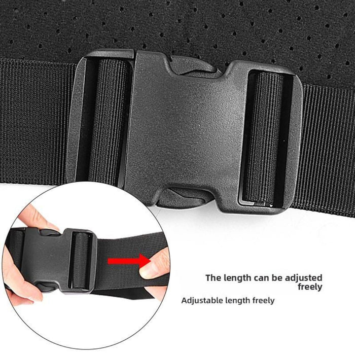 Digital Shoppy adjustable strap with plastic buckle close‑up demonstrating length adjustment