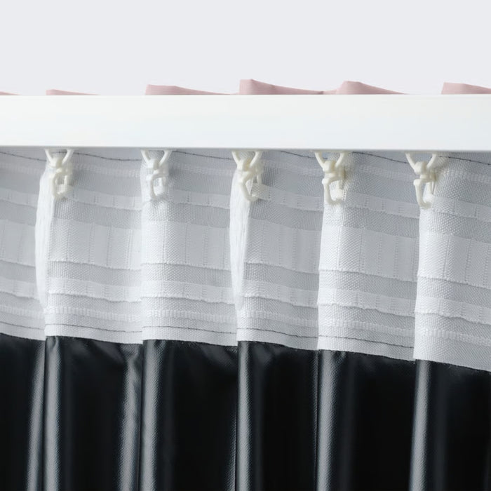 IKEA BENGTA Block-out curtain, 1 piece, with heading tape, 210x250 cm (83x98 ")