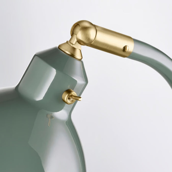 IKEA RÖDFLIK Desk lamp, grey-green