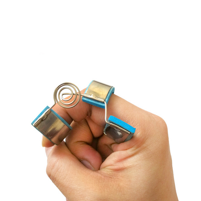 Digital Shoppy Simple Finger Exercise Rehabilitation Training Device, Blue