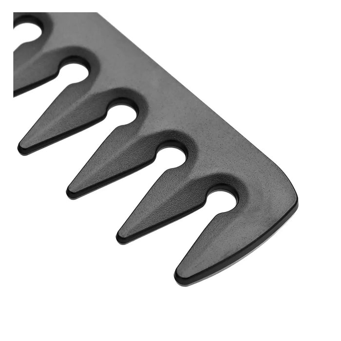 Folding comb showing closed design for safe pocket storage