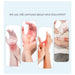 Illustrations of wrist discomfort with a question about confusion.