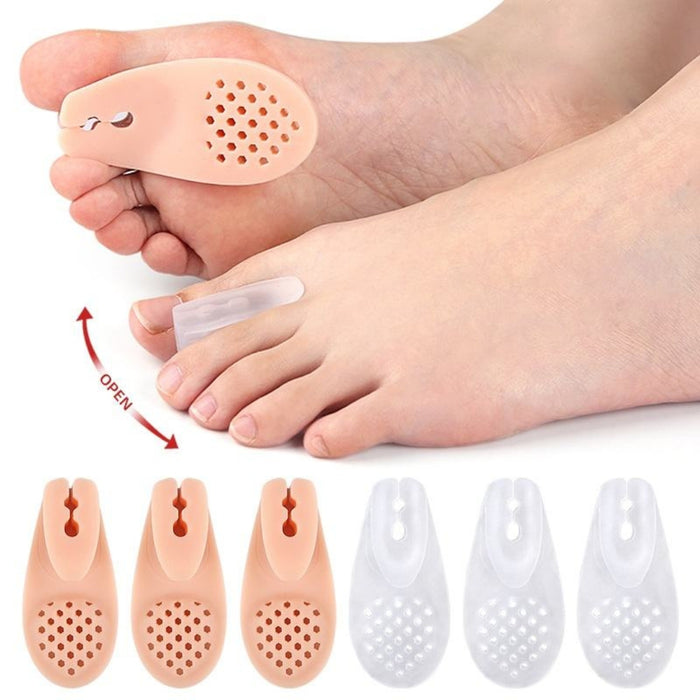 Digital Shoppy Toe Separator, Skin color — Bunion Relief | Comfortable Silicone Toe Spacers