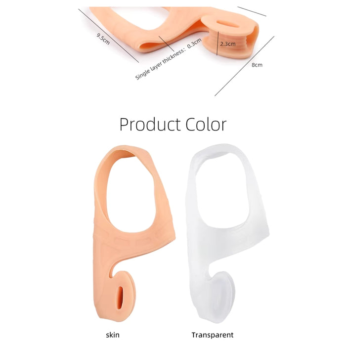Digital Shoppy   Bunion Corrector for Women & Men Big Toe Straightener Bunion Brace for Bunion Pain Relief (Transparent)