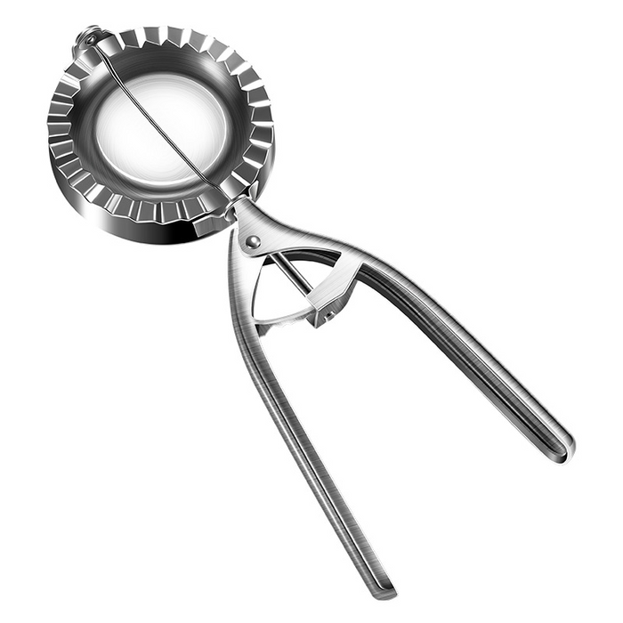 Digital Shoppy Kitchen Dumpling Mold Stainless Steel Dumpling Machine Pressing Home Baking Tool Skin Press Tool Dumpling Noodle Manual Kitchen Gadgets