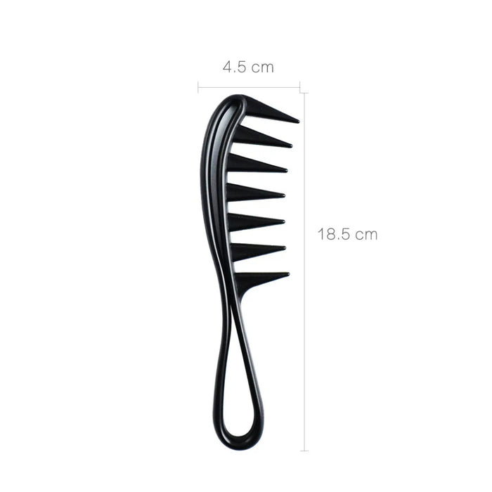 Anti-static wide tooth comb suitable for greasy and oily hair