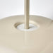IKEA BLÅSVERK Pendant lamp, beige, 37 cm (15 "), close-up of metal rod inserted into glossy beige surface - 10520905
