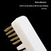 Dual head nail brush – adhesive-backed brush for table mounting and easy cleaning