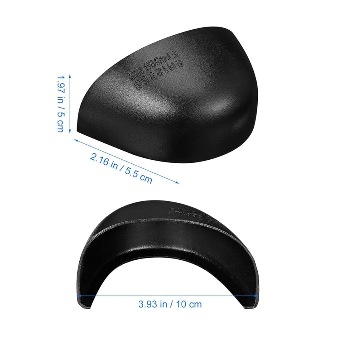 Digital Shoppy LINZ Heavy Duty Industrial Steel Toe Cap Anti-Impact Guard Durable Factory Direct for Safety Shoes (Black)