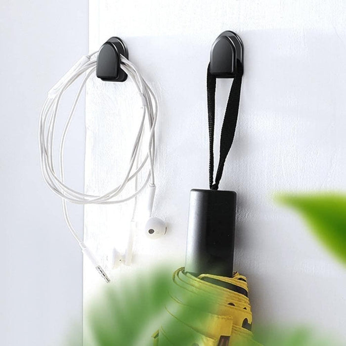 Digital Shoppy Mini Car Hooks – 4pcs Adhesive Dashboard Organizers, Multifunctional