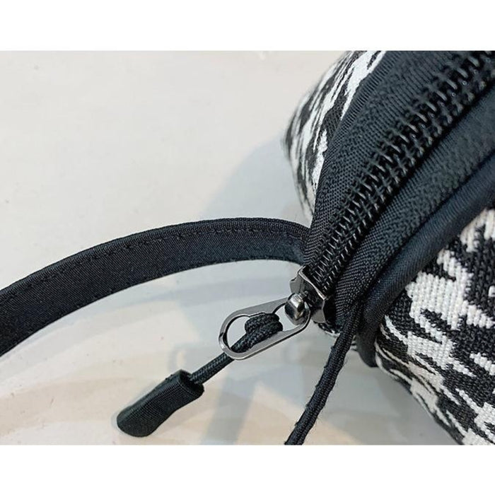 Digital Shoppy Zebra Print Travel Cosmetic Bag, L – Stylish Makeup Organizer