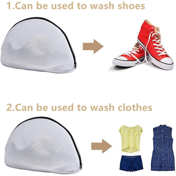Digital Shoppy laundry bag – dual-use mesh pouch for washing shoes and clothes like shirts and dresses