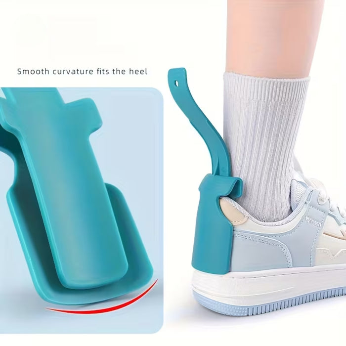 Digital Shoppy Unisex Blue Shoe Horn Helper – Handled Shoe Horn for Easy Wear