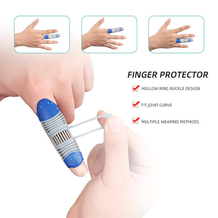 Digital Shoppy Fingers Splint Brace Pain Relief Basketball Finger Support Protector Volleyball Professional Nylon Rubber Splint Fingers