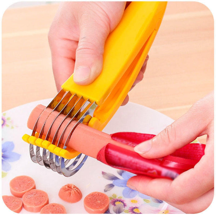 Digital Shoppy Small Ham Sausage Cucumber Cutting Creative Melon Cutter Multi-function Vegetable Fruit Banana Slicer