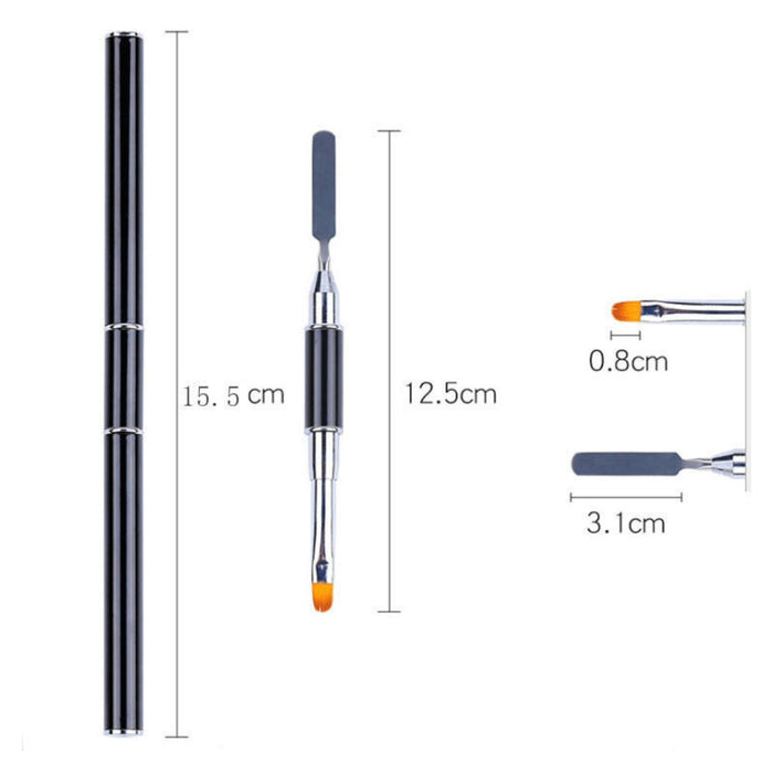 lightweight nail art brush tool for professional manicure kit