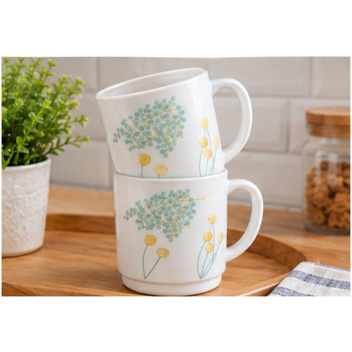 IKEA SKRANTARNA Cup, Floral Pattern 18 cl (6 oz), 6 Pack — Everyday Charm | Tea & Coffee Mugs