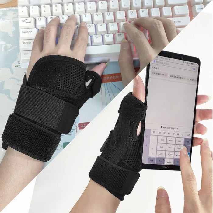 Digital Shoppy Thumb & Wrist Support Brace – Adjustable Splint for Sprain Rehab, Fracture Fixation