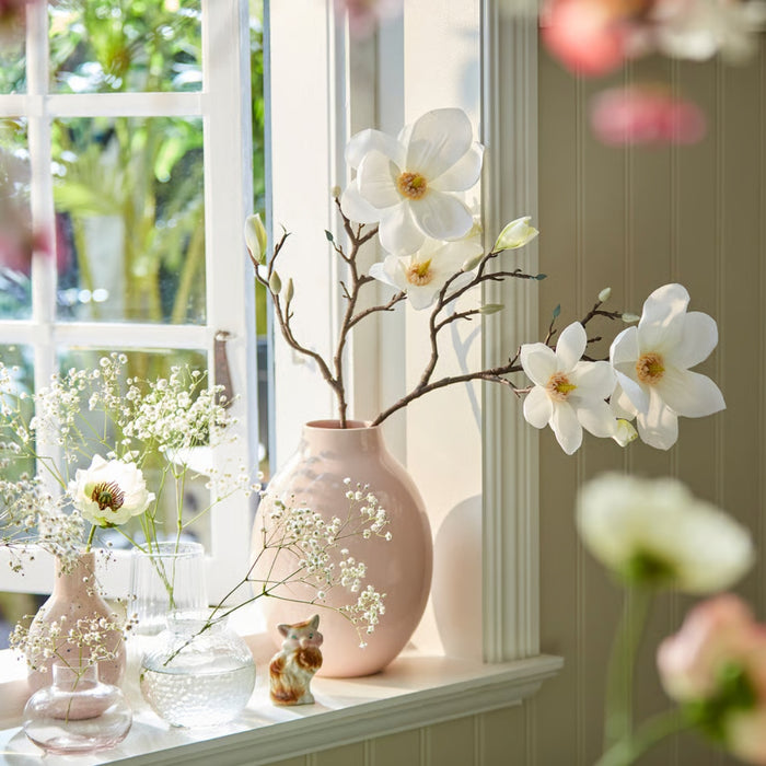 IKEA SMYCKA Artificial flower, in/outdoor/magnolia white, 61 cm (24 ")