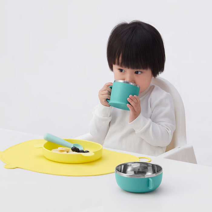 IKEA KANONKUL Kids Dinnerware Set - Plate, Bowl, Mug & Place Mat