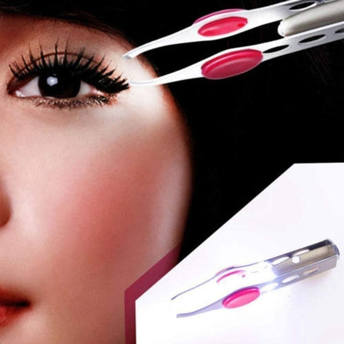 Digital Shoppy LED Tweezer – Precision Tool with Light for Grooming