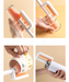 Flexible corner cleaning brush removing tough stains from glass