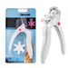 Pet nail clipper with packaging labeled 'Triple Cut' on a white background
