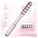 Pink germanium beauty stick with features highlighted on a pink background