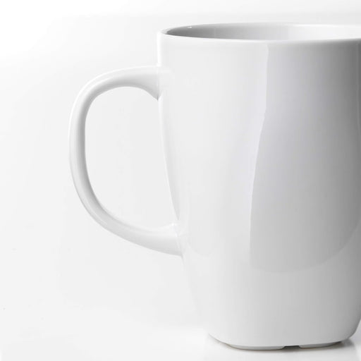 IKEA VÄRDERA white porcelain mug for coffee and tea
