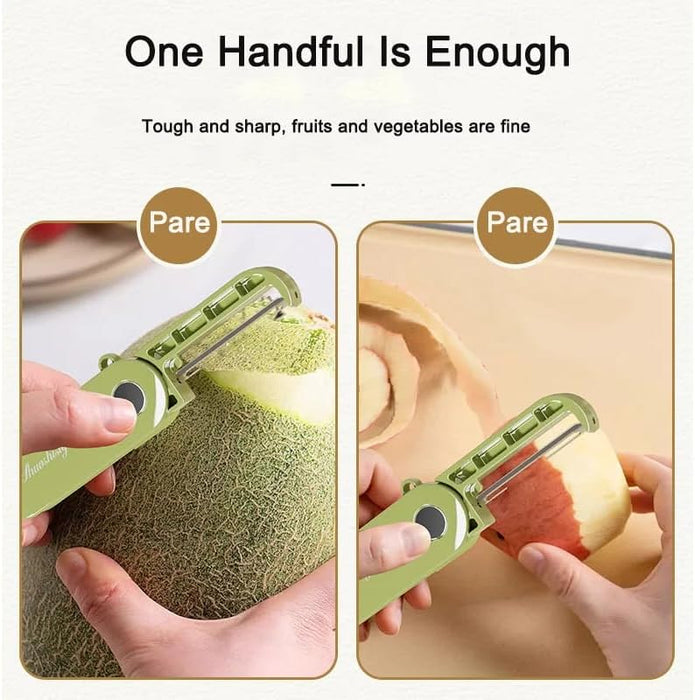 Digital Shoppy Foldable Vegetable Peeler Stainless Steel Fruit Slicer Potato Cucumber Portable Picnics Sharp Home Kitchen Accessories Tools Kitchen Gadgets