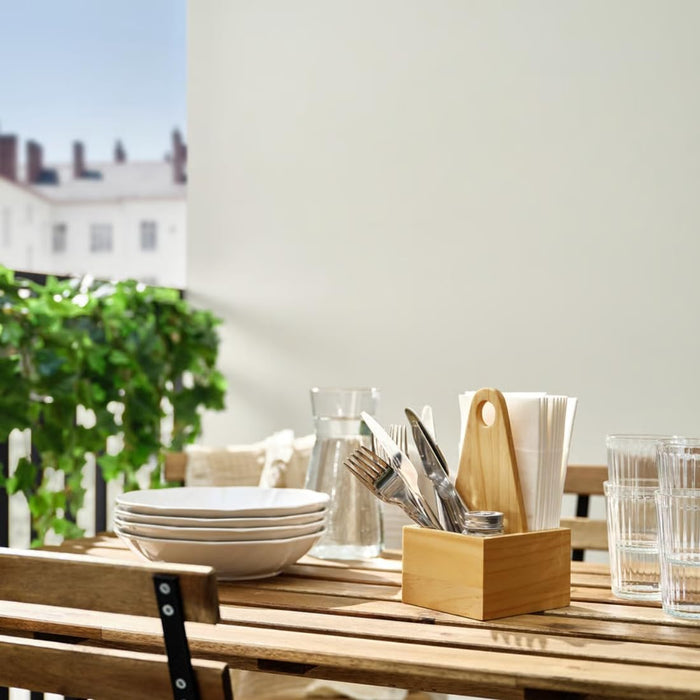 IKEA CHOKLADHAJ Portable organiser, wood, 12x11 cm (4 ¾x4 ¼ ")