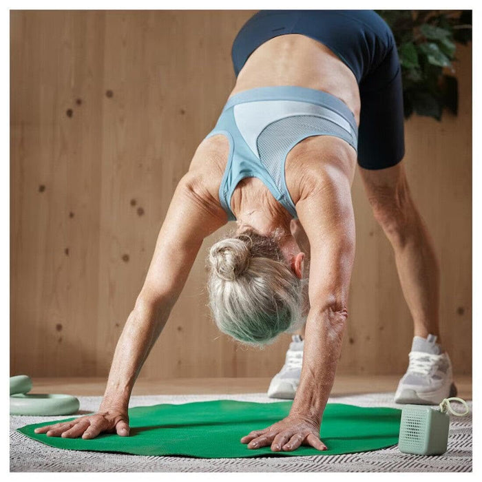 IKEA DAJLIEN Green Fitness Set – Exercise Mat 70x110 cm with Matching Belt Bag